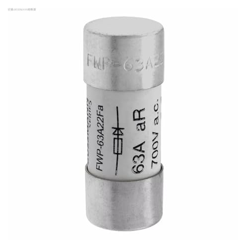 Fusible 40A 50A 63A FWP-100A22F cylindrique 700V pour onduleur solaire