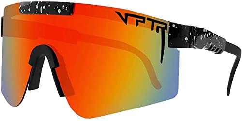 Cycling Sunglasses - Polarized UV400 Pit Sports Vipier Sunglasses for Men Women - Baseball Running Fishing Golf Sunglasses