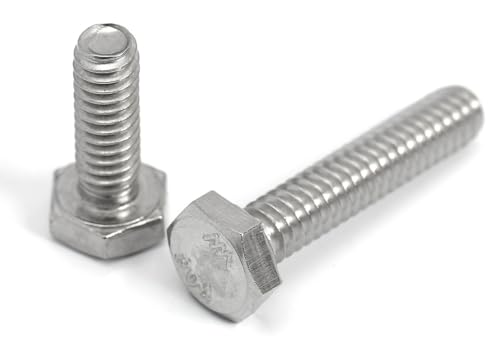 Perno hexagonal de 1/4-20 x 2 en acero 304 rosca completa para pasantes 4