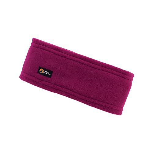 Lupa Kids Handmade Unisex Triple-Layer Micro Fleece Headband - Ear Warmers (Fuchsia)