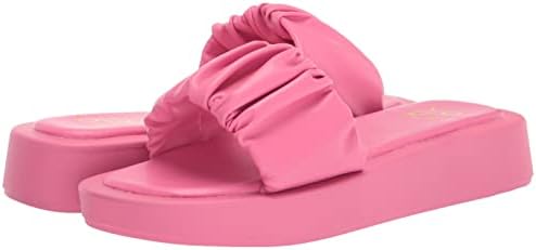 YOKI-LAILA Women's Open Toe Platform Sandal, Fuchsia, 9 M US | Image 6