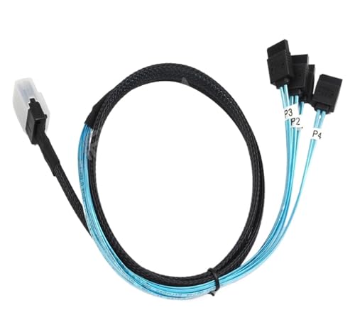 Cable Mini-SAS SFF-8087 a 4 SATA 50cm miniatura 3