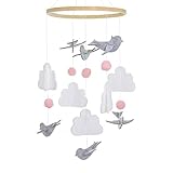 Lassen Sie Ihren Kleinen sich beim Einschlafen sanft auf natürliche Materialien konzentrieren. Hergestellt aus umweltfreundlichem Filz mit unvollendetem Holzreifen.