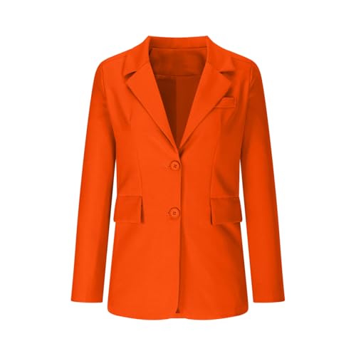 Blazers for Women Trendy Dressy Suit Jackets, Winter Bussiness Suit Clothes,Long Sleeve Button Open Front Tops4