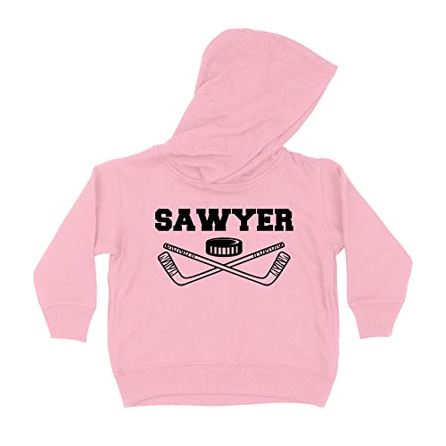 Hockey Sawyer Kids Hoodie Sweatshirt Toddler 2T Light Pink