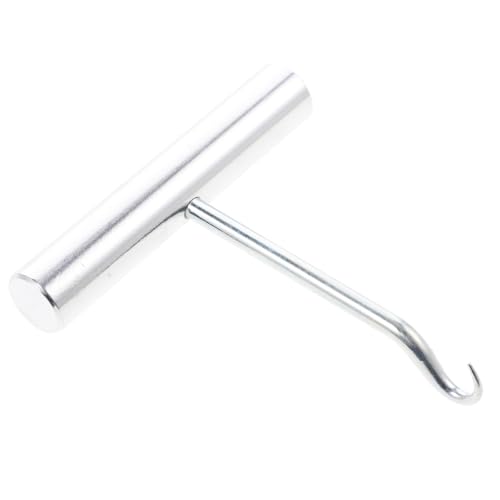 WESIEVYA Herramienta Encordado Tenis Gancho Profesional Acero Inoxidable para Extracción y Tensado Cuerdas Raquetas Bádminton y Tenis Fácil Manejo