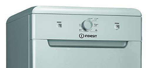 Indesit-DSFE-1B10-S-lavavajilla-Independiente-10-cubiertos-A-Lavavajillas-Independiente-Plata-Estrecho-45-cm-Plata-Botones-Giratorio-13-m
