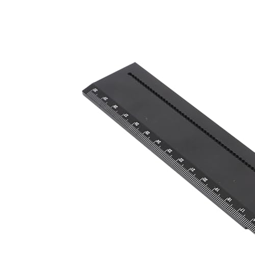 Regla multifuncional de aluminio con transportador y herramienta para dibujo de arcos miniatura 5