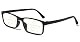 Gleitsichtbrille mit multifokalen Gläsern in Schwarz für Damen und Herren