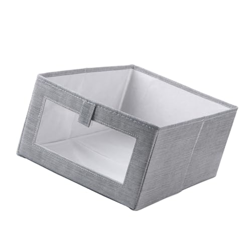 UTHCLO Caja Organizadora Plegable Grande de Almacenamiento sin Tapa Contenedor Ligero de Material No para Ropa y Objetos Diseño Simple para Orden Hogar Moderno