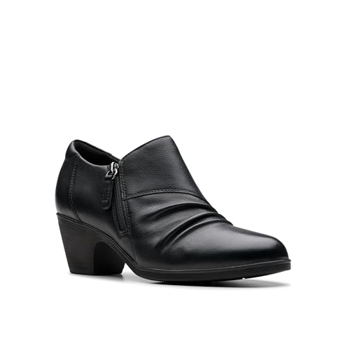 Clarks Collection Women's Emily 2 Braley Loafer, Black Leather, 11 Narrow US - image 8