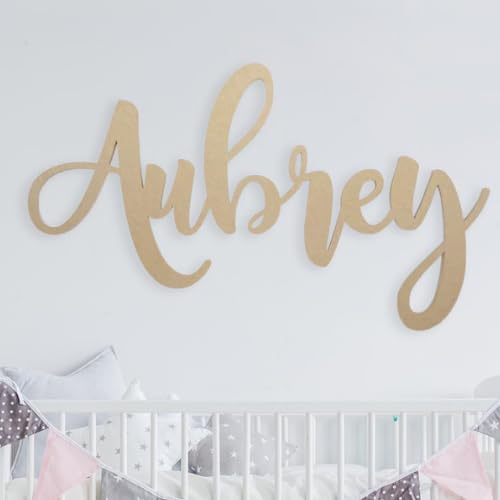 Personalized Custom Wood Name Signs for Nurseries, Weddings, and Family Events - Image 2