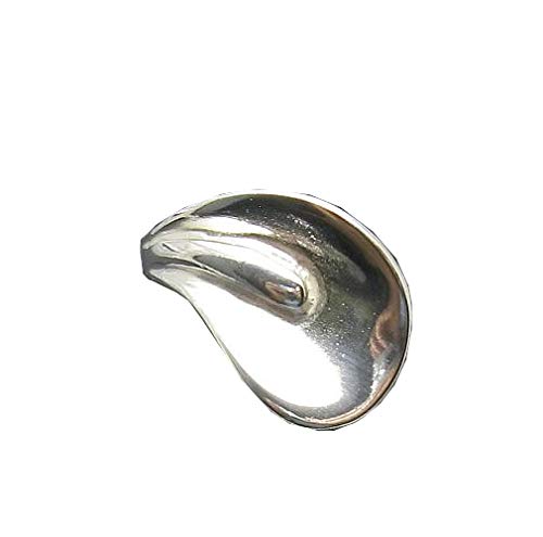 Bague en argent massif 925 grande feuille R000963 : le bijou idéal de votre quotidien