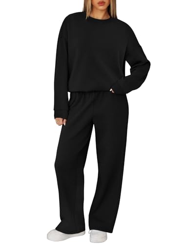 XIEERDUO Sweatsuits Women 2 Piece Outfit Matching Lounge Sets Fall Outfits 2025 Fashion Clothing Crewneck Track Suits4