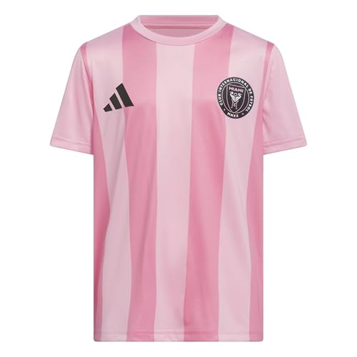 Adidas Unisex-Kids Inter Miami CF Messi Fan Jersey, Light Pink, Large