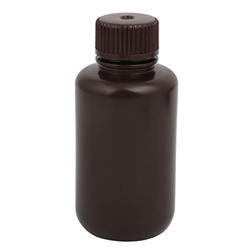 Aexit 46mm Diameter gauge 95mm Height 100ml Plastic Round Shaped Bottle Brown
