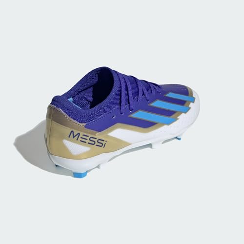Miniatura 6 de Adidas X Crazyfast.3 Fg J Messi, Zapatillas, Dark Blue Silver Met. Semi Flash Aqua, 31 Eu