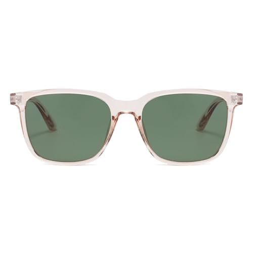 Image of Gleyemor Polarized Mens Square Sunglasses UV400 Protection Sun Glasses
