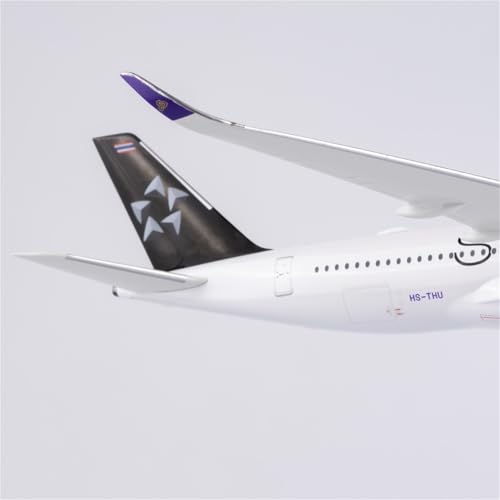 Modelo de avión Thai Airways A350 en miniatura de aleación resistente que no pierde color 4
