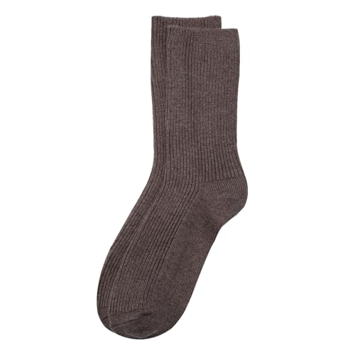 Image of MELUSA Wool Cashmere Socks for Women, Super Soft Warm Cozy Winter Gift Crew Socks