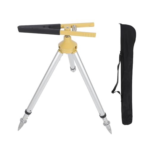 Trípode Mini de Aluminio Ajustable de qotolita, liviano Pero Resistente, Compacto y portátil, para la topografía y el Consumo de Postes de Prisma
