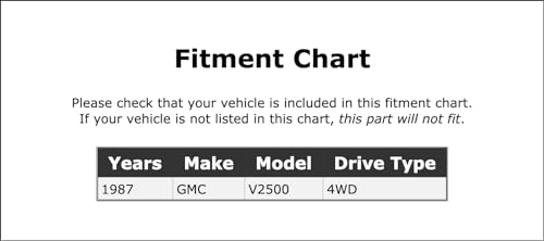 Locking Hub Service Kit Compatible With GMC V2500 4WD 1987 PC-396151