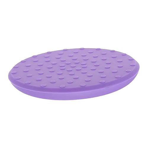 GALPADA Multiple Yoga Mats Included Round Silicone Kneeling Pad for Yoga Pilates and Gym Workouts Random