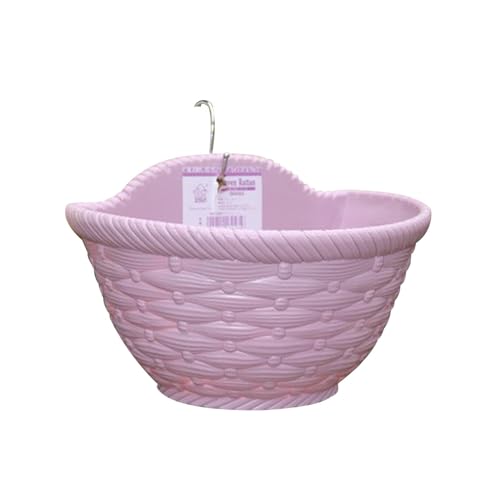 Zasdvn Macetas para barandillas de balcón, jardineras para barandillas de terraza, macetas para colgar en la pared, macetas colgantes fuera de la valla de barandilla, macetas para exteriores para