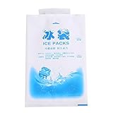 Walfront Pacchetti di Ghiaccio a materie Prime in PE per Uso Alimentare, Confezione di Gel Riutilizzabile per refrigerato Freddo conservazione congelamento(200ml), 10 Pacchetti