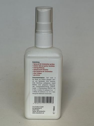 CORIUM | Grip-Spray fürs Tanzen, Dance Grip, für Hobby- & Profitänzer, Reisegröße, kein Verhärten der Sohlen, 100ml
