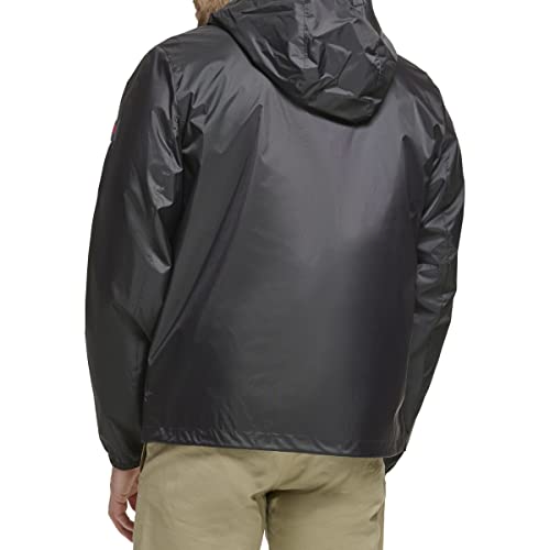 Image of Tommy Hilfiger Men's Simple Hooded Rain Jacket