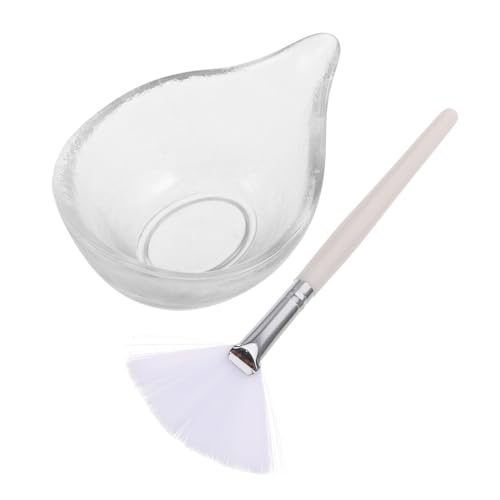 FOMIYES Fruit Acid Brush Film Mixing Bowl Face Mask Mixing Tool Soft for Esthetician