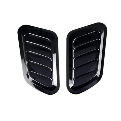 Modification fausses pièces moteur pour ajouter une écope décorative noire sur capot de voiture
