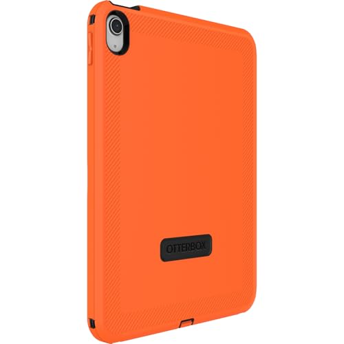 Image of OtterBox Defender Series Case for iPad (A16) & iPad 10th Gen - Orange | Heavy Duty, Impact Absorbing, Rugged and Protective Multi-Layer iPad Case