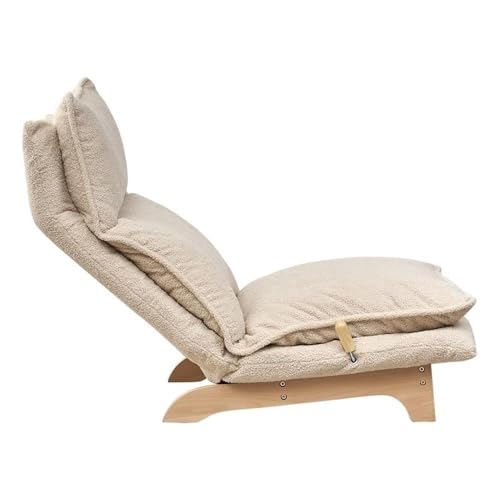 Sillón plegable metal y tela blanco miniatura 3