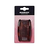 MANICARE SEITENKÄMME 2 STÜCK – SCHILDPATT-LOOK, KUNSTSTOFF STECKKÄMME MIT STARKEM HALT FÜR FRANZÖSISCHEN TWIST, HOCHSTECKFRISUREN UND ALLE HAARTYPEN