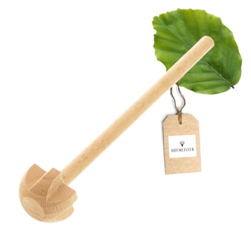 HOFMEISTER® Quirl aus Holz 16 cm, Handquirl für die Küche, Küchenzubehör, Küchenhelfer, aus heimischer Buche