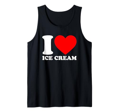 I Love Ice Cream, I Heart Ice Cream Débardeur