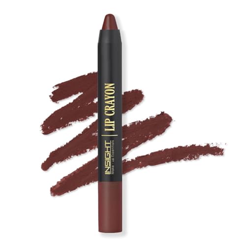 PREMIUM Long Lasting Lip Crayon – All-Day Comfort | Matte Finish | Waterproof | Enriched with Vitamin E & Kojic Acid|Sharpenable Tip|Full Coverage| Lightweight Lipstick (Chai Spice) – 7g SH-7711