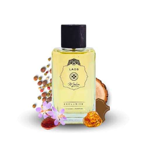 Laos Eau de Parfum - orientalischer Herrenduft, sinnlich und geheimnisvoll, mit würzigem und holzigem Aroma - Melia Parfum - 100 ml