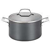 Circulon Genesis Hard-Anodized Nonstick 4.5-Quart Covered Dutch Oven