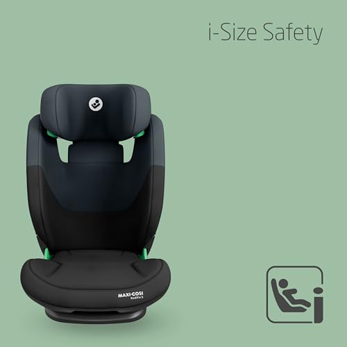 Maxi-Cosi RodiFix S i-Size, High Back Booster Seat, 3.5-12 Years (100-150 cm), Child Car Seat, 3 Recline Positions, Adjustable Height/Width, G-Cell Side Impact Protection, AirProtect, Tonal Black - Image 3