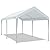 ADVANCE OUTDOOR Adjustable 10x20 ft Heavy Duty Carports Car Canopy Garage Boat Shelter Party Tent, Adjustable Height from 9.5 ft to 11 ft, White