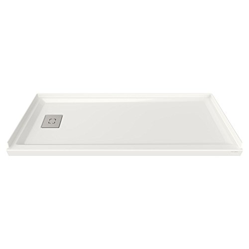 American Standard A8001L-LHO.020 Studio 60' X 30' Left Side Drain Acrylic Shower Base, White