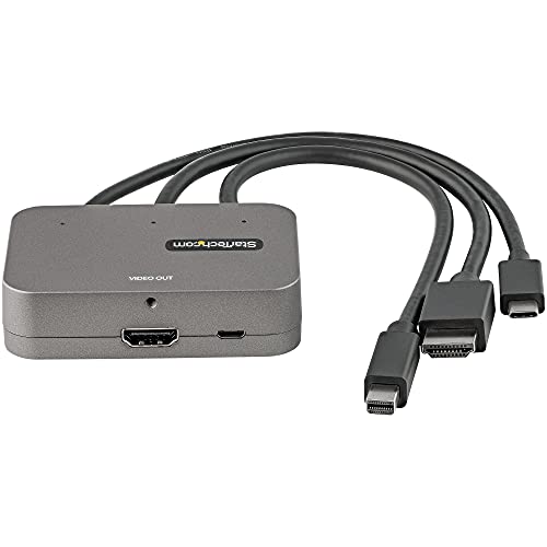 Adaptador USB-C y Mini DP a HDMI StarTech 4K 60Hz para Sala de Conferencias 3