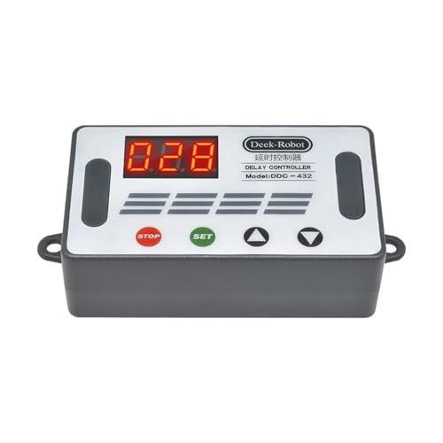 Minuterie à relais temporisé double 5V-30V réglable de 0 à 999 pour circuit de commutation
