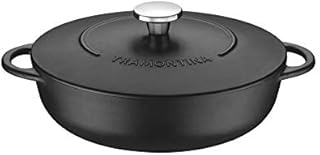 Tramontina Shallow Casserole Dish 28 cm Enamel Cast Iron, 4.1 litres (Cast iron)