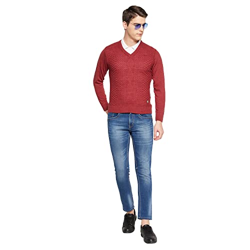 Image of Duke Men's Acrylic Blend Casual Sweater