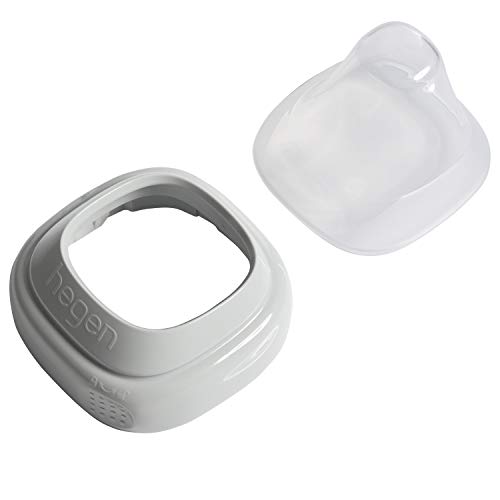 Hegen Baby Bottle Collar and Transparent Cover (Grey)