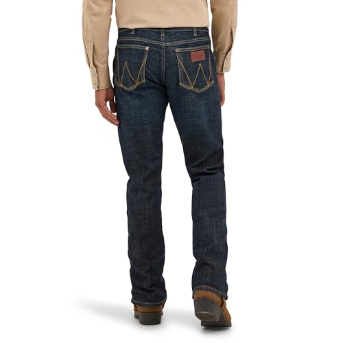 Image of Wrangler Men's Retro Slim Fit Straight Leg Jean